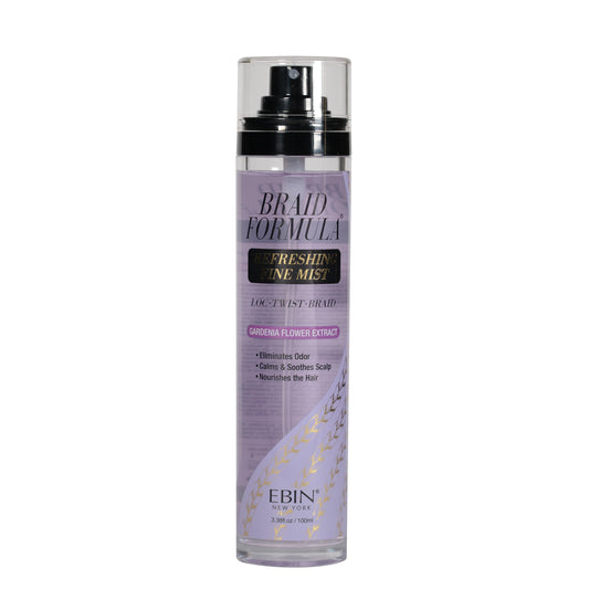 Braid Formula Refreshing Fine Mist 3.38 Fl. Oz. Gardenia Flower - Eliminates Odor, Gives High Shine, Infused Gardenia Flower Extract for Your Scalp Beauty & Personal Care EBIN NEW YORK