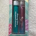 Blossom Liquid Volumizing Water Resistant Color Mascara, Iridescence Watermelon Flavored Glitter Shimmer Sparkle Crystal Lip Gloss, 0.22 fl. oz, 2 Beauty & Personal Care Blossom