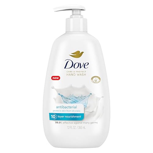 Dove Care & Protect Antibacterial Hand Wash Protects Skin from Dryness, More Moisturizers Than The Leading Ordinary Hand Soap, 12 oz Beauty & Personal Care Dove