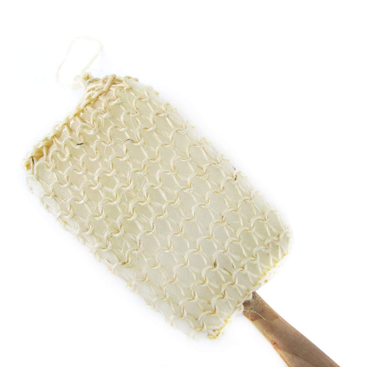 Treasure Gurus Wood Handle Stick Shower Loofah Exfoliating Bath Sponge Back Scrubber Body Washer Beauty and Personal Care TG,LLC