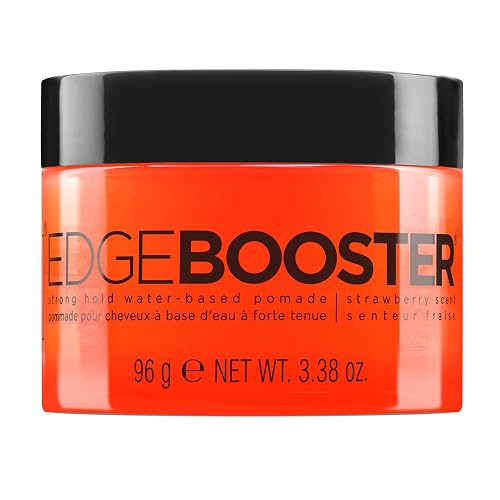 Style Factor Edge Booster Strong Hold Water-Based Pomade | Formulated with Argan Oil for Moisture & High Shine | Long Lasting Edge Control Gel | Beauty & Personal Care Style Factor