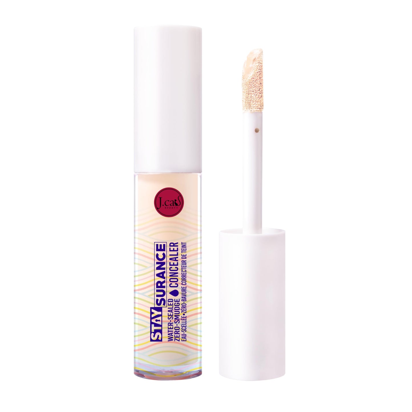 J.Cat Beauty Staysurance Water-Proof, Zero-Smudge Concealer, Combats Dark Circles, Redness and Small Imperfections, Lightweight, Buildable Formula Beauty & Personal Care J.CAT BEAUTY