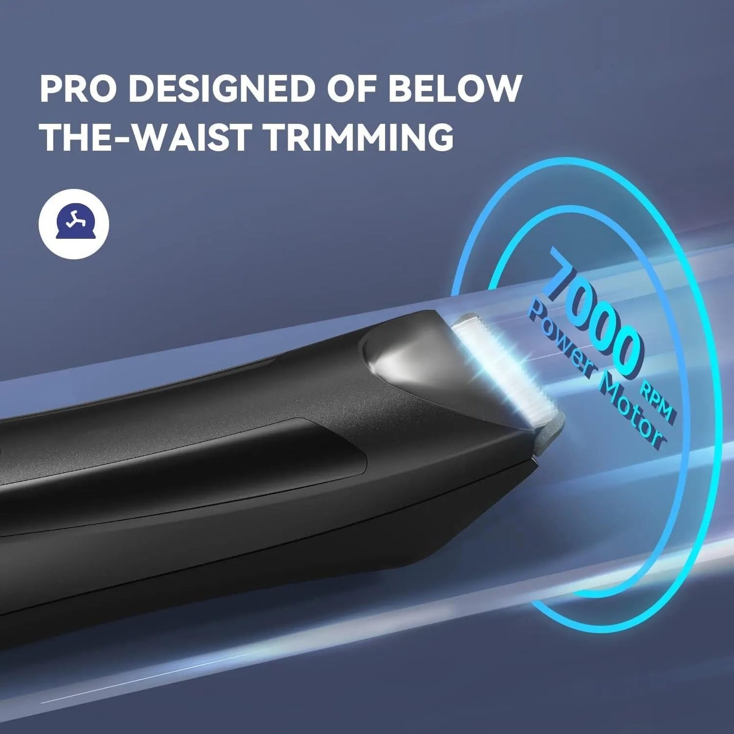 GLESVOWIO Hair Clippers for Men Electric Body Hair Trimmer Shaver Waterproof Groin for Men Ball USB Recharge Dock Grooming Kit Beauty and Personal Care GLESVOWIO
