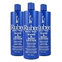 Rubee Cacao Butter Pack of 3 Body Lotion & Hand for Women - 16 oz.Travel Size Essentials for Dry Skin - Vitamin E Moisturizer - Herbal Extraction Beauty & Personal Care RUBEE