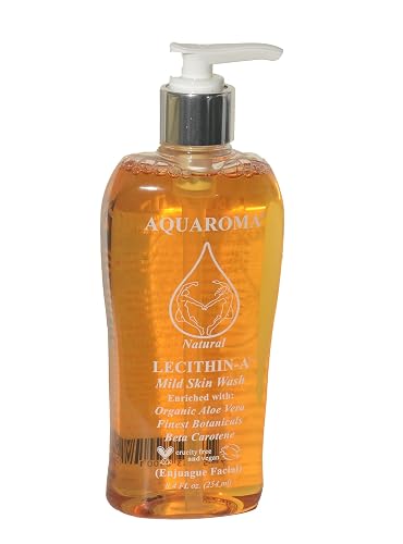 AQUAROMA HEALTH & BEAUTY Lecithin-A Mild Skin Wash Face, Hands, Body and Shaving Beauty & Personal Care AQUAROMA HEALTH & BEAUTY