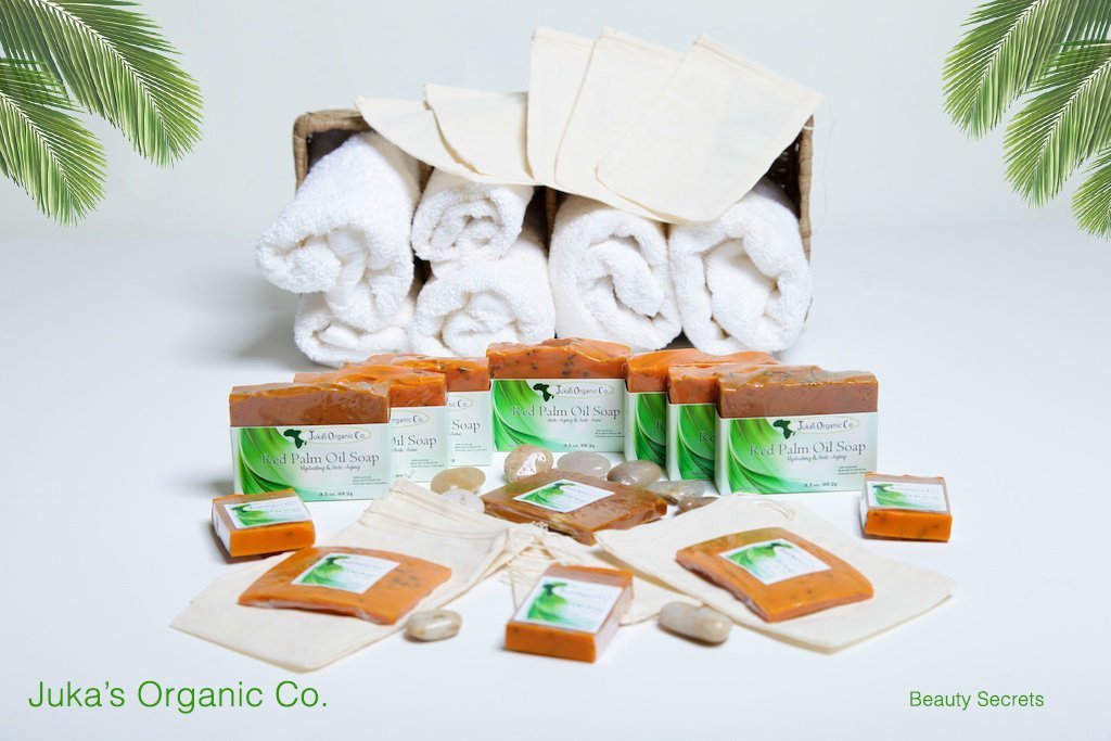 Juka's Organic Co. Red Palm Oil Soaps Hand Made with All Natural & Organic Ingredients 4oz Lavender Blend Beauty & Personal Care Juka's Organic Co.