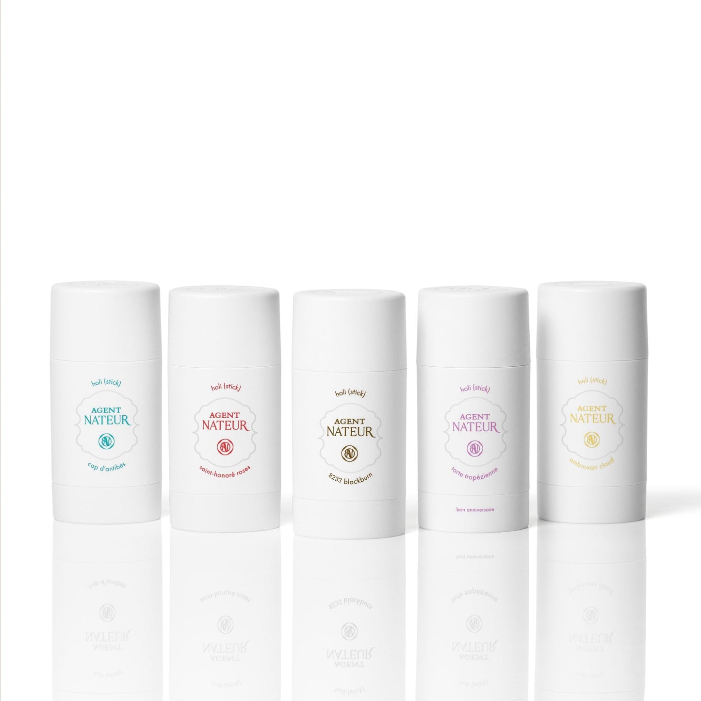 Agent Nateur - holi (stick) Cap d'Antibes Natural Deodorant - Castor + Coconut Oil, Beeswax - Aluminum-Free, Non-Toxic, Clean Skincare Crafted Beauty and Personal Care Agent Nateur