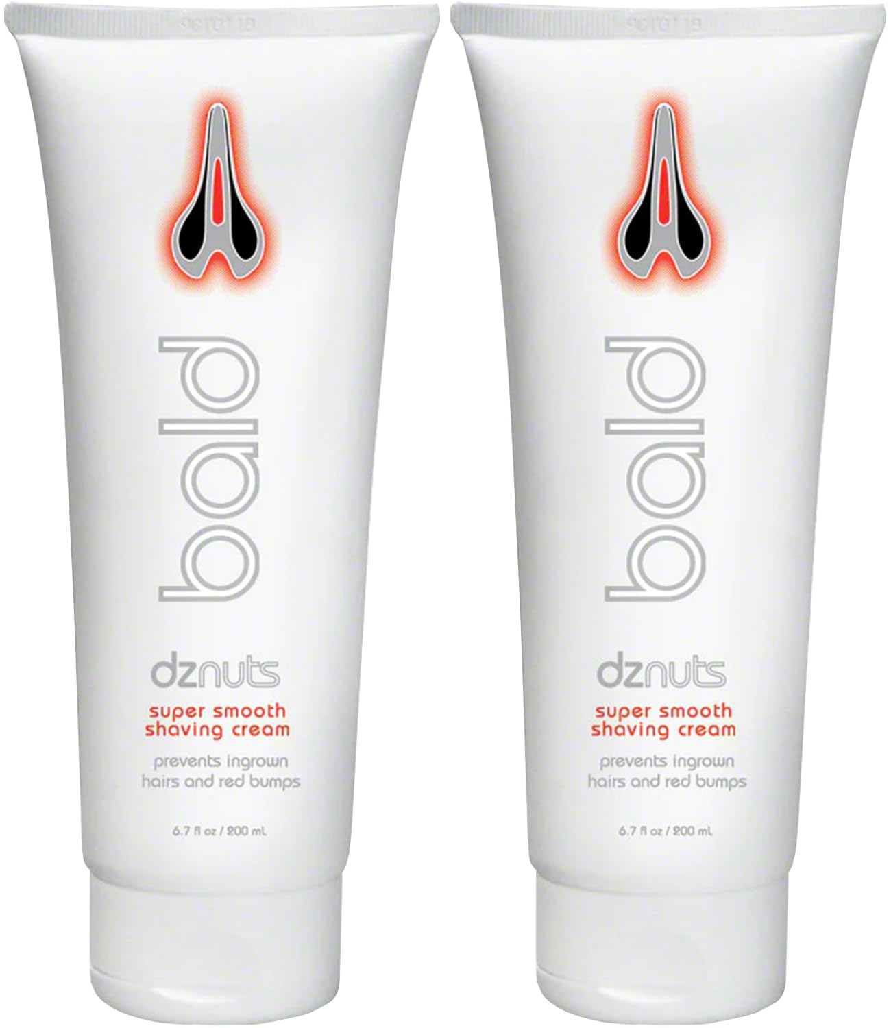 dznuts - Bald Super Smooth Shaving Cream - Prevents Razor Burns, Ingrown Hairs, Cooled and Moisturized Skin - 6.7 fl. oz, 2 Pack Beauty and Personal Care dznuts