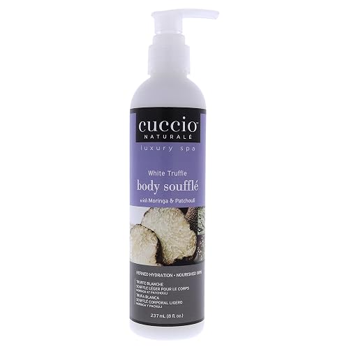 Cuccio Naturale White Truffle Body Soufflé - Smoothing, Nourishing Body Treatment For Long Lasting Hydration and Dry Skin Relief - Lightweight Beauty & Personal Care Cuccio