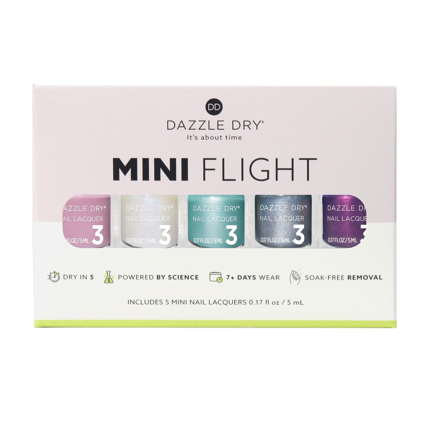 Dazzle Dry Mini Flight - Better Together - 5 Mini Lacquers Beauty and Personal Care Dazzle Dry