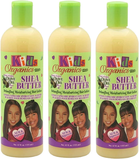 Africa's Best Kids Organics Shea Butter Detangling Moisturizing Hair Lotion 12 oz (Pack of 3) Beauty & Personal Care Africa's Best