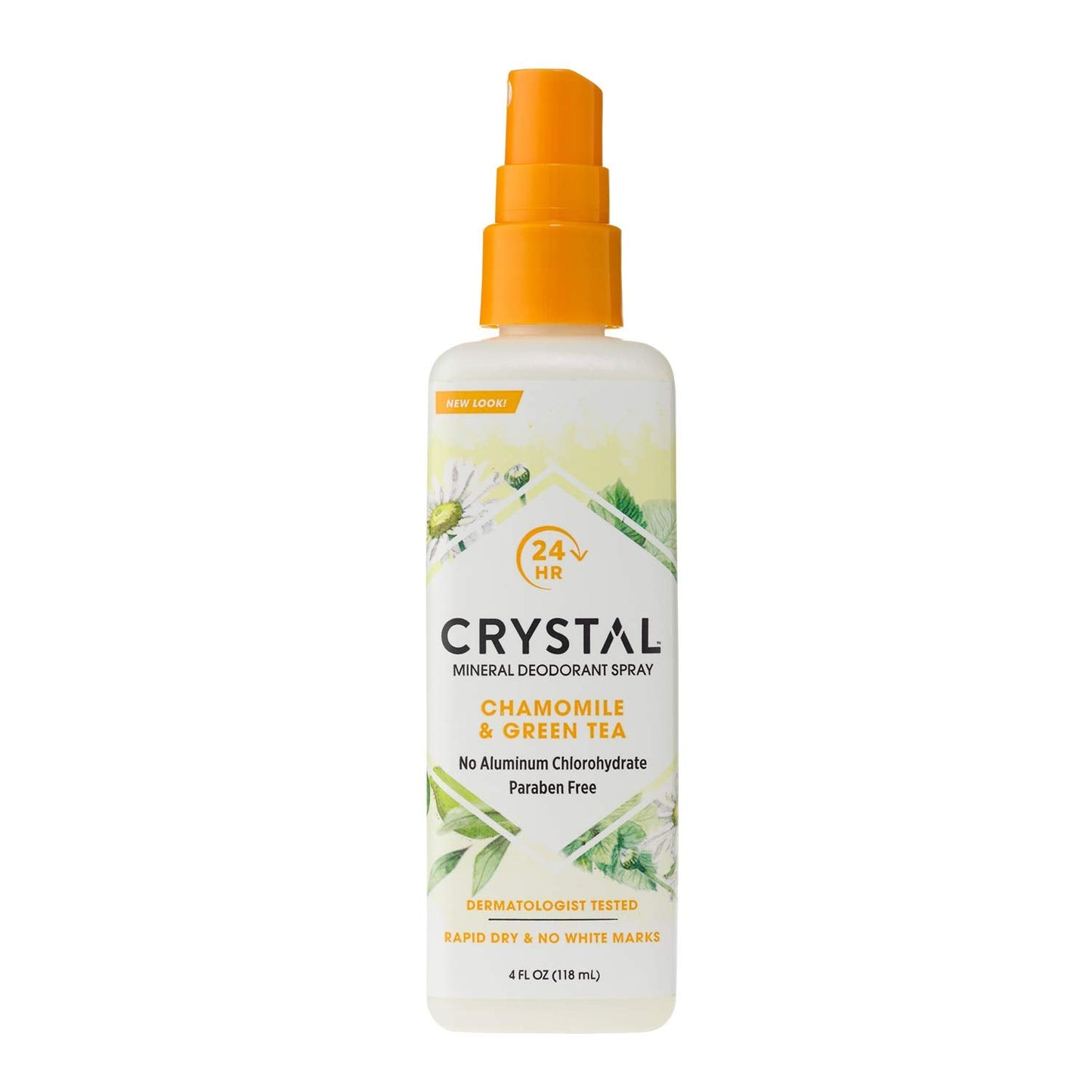 Crystal Essence Mineral Deodorant Spray, Chamomile & Green Tea 4 oz (Pack of 12) Beauty and Personal Care Crystal Essence