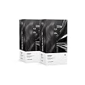 IGK Permanent Hair Color Kit | 2N 00:00 - Black | 100% Gray Color Coverage + Strengthen + Shine | Ammonia Free Beauty & Personal Care IGK