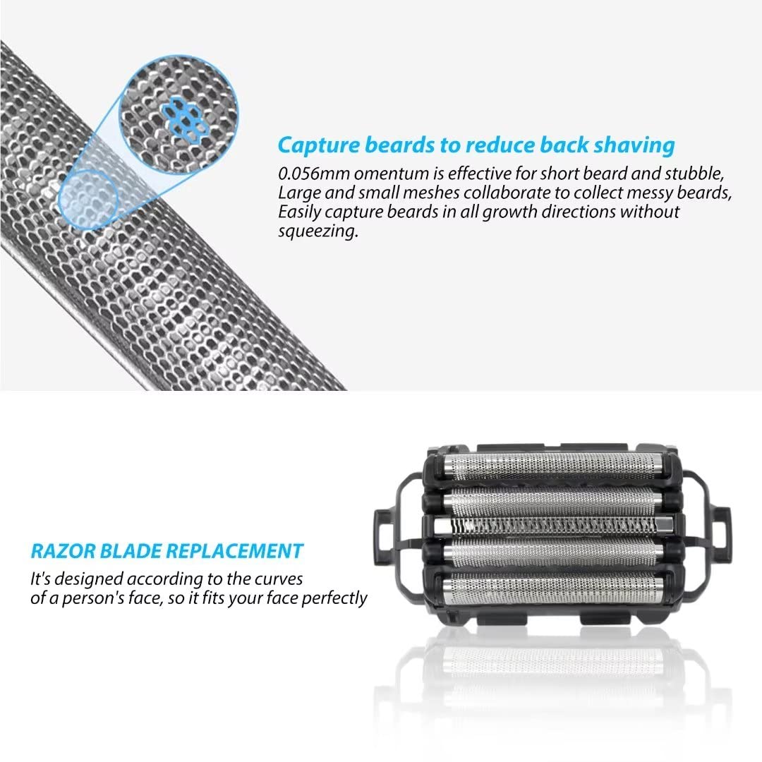 WES9170P Shaver Replacement Outer Foils Replacement for Panasonic a-rc 5 shaver ES-LV9N-S, ES-LV97-K, ES-LV67-K, ES-LV95-S, ES-LV65-S Beauty and Personal Care GruDawu