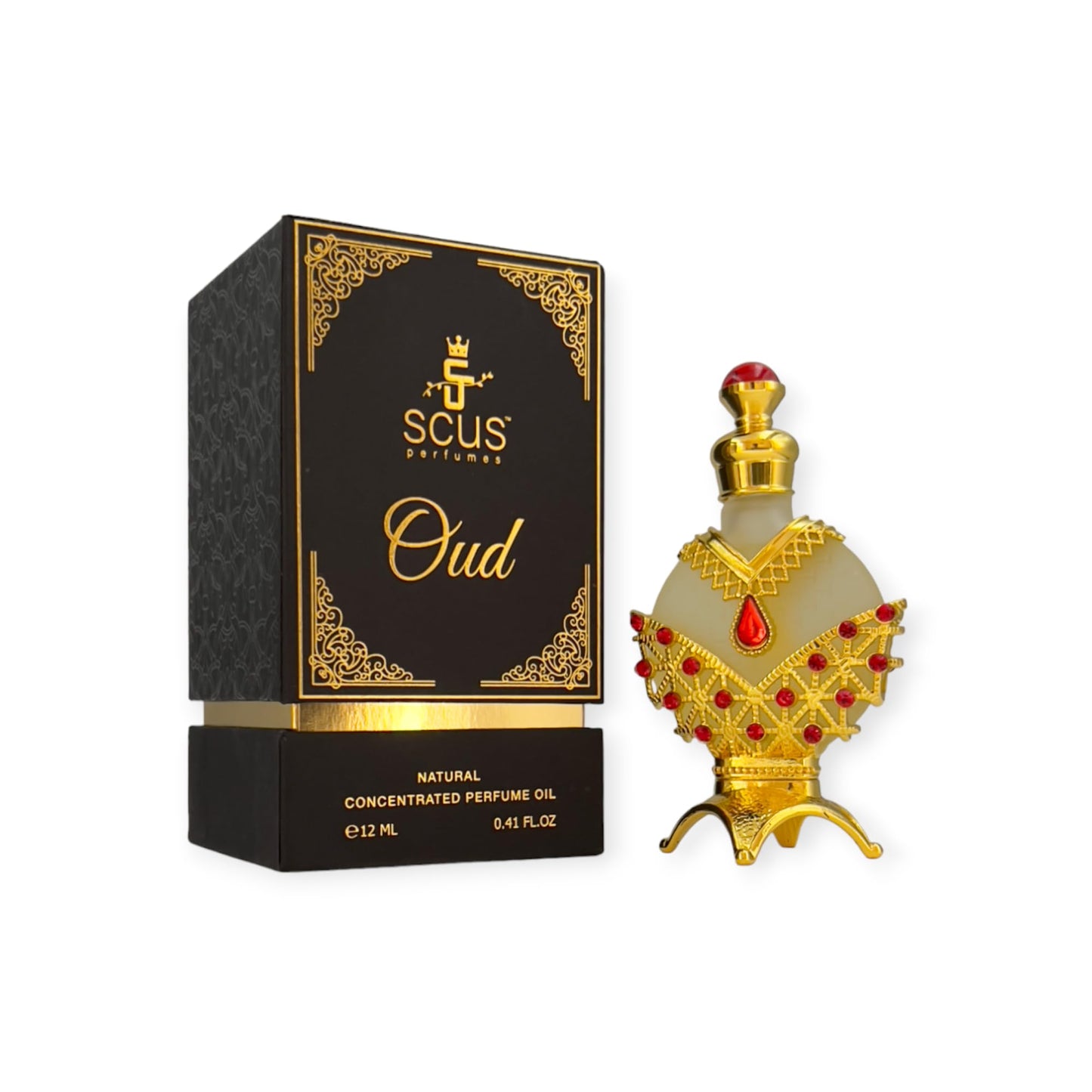 SCUS Perfumes OUD Fragrance 12 ML (0.41 fl. oz) Beauty & Personal Care SCUS Perfumes