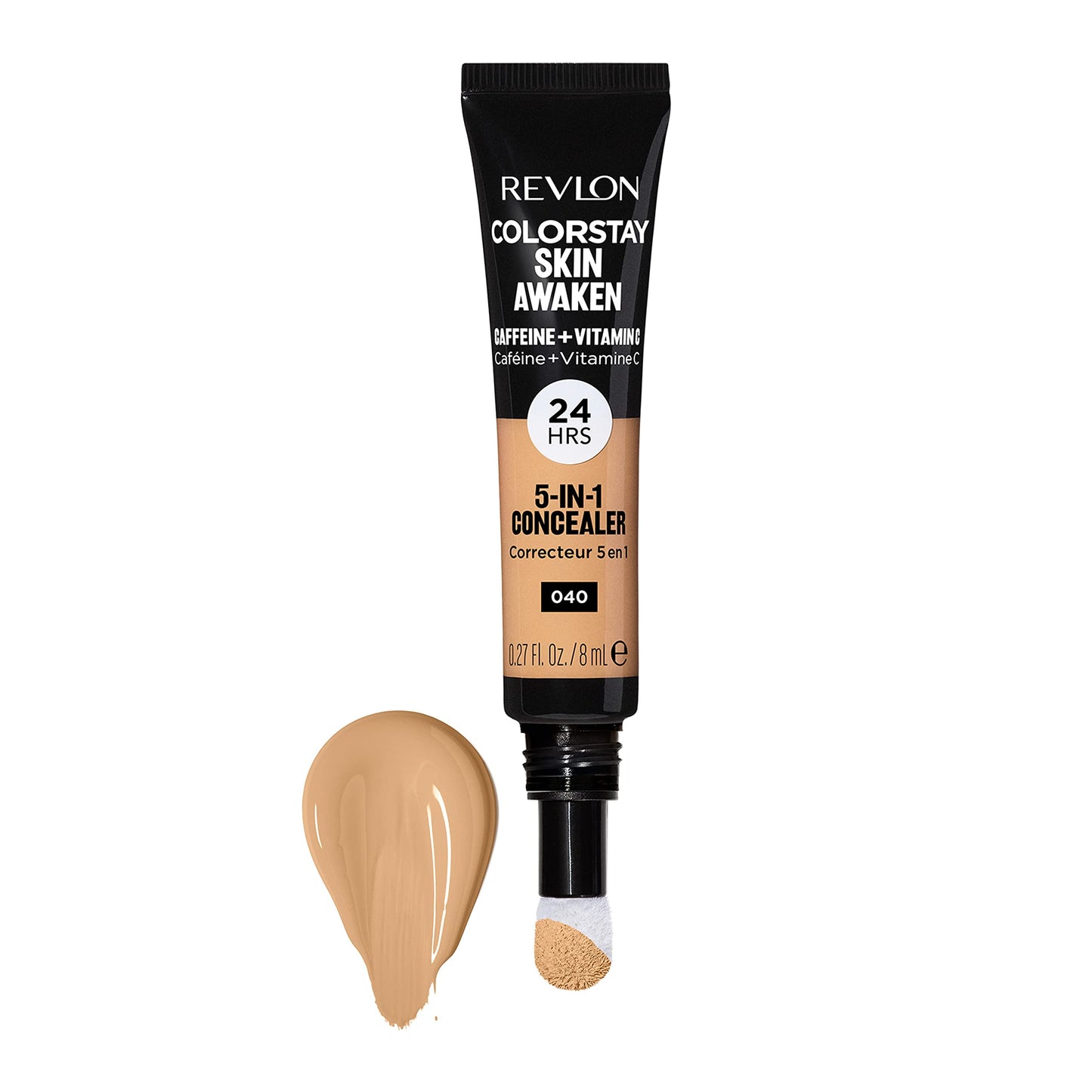 Revlon ColorStay Skin Awaken 5-in-1 Concealer, Lightweight, Creamy Longlasting Face Makeup with Caffeine & Vitamin C, For Imperfections, Dark Circles Beauty & Personal Care REVLON