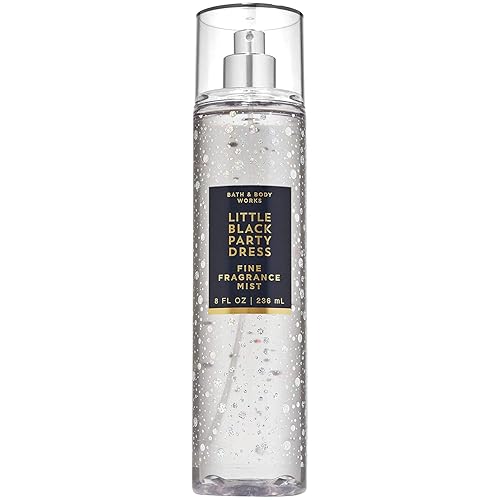 Bath & Body Works Little Black Party Dress Fine Fragrance Mist Spray 8 Fl Oz - 2019 Limited Edition Black Square Logo Bottle Beauty & Personal Care Bath & Body Works
