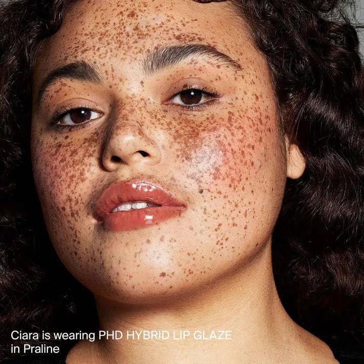 HAUS LABS BY LADY GAGA PHD HYBRID LIP GLAZE - Praline (Neutral Deep Beige) + ENTEL Aloe vera Sheet Masque (BONUS) Beauty & Personal Care Haus Laboratories