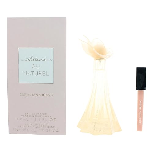 Christian Siriano Silhouette Au Naturel, 3.4oz EDP Spray Women with Lip Gloss Beauty & Personal Care Christian Siriano