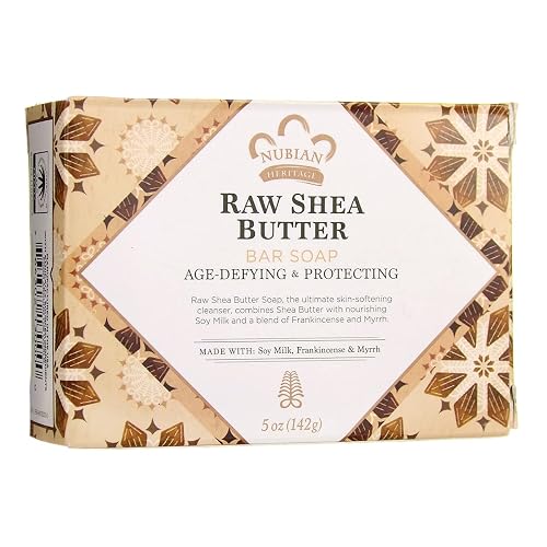 Nubian Heritage Raw Shea Butter Bar Soap 5 Ounce Beauty & Personal Care Nubian Heritage