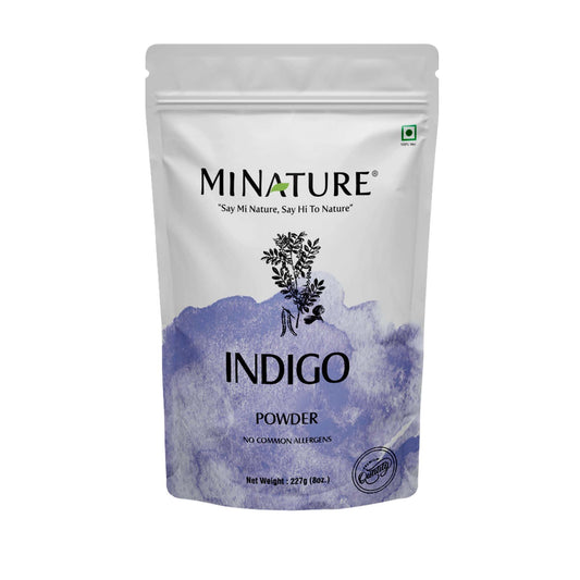Mi Nature Indigo Leaf Powder 227g (8oz) |Pure Herbal Tint for Dark Hair Color | Natural Tinctoria Powder (Indigofera Tinctoria) Beauty & Personal Care minature