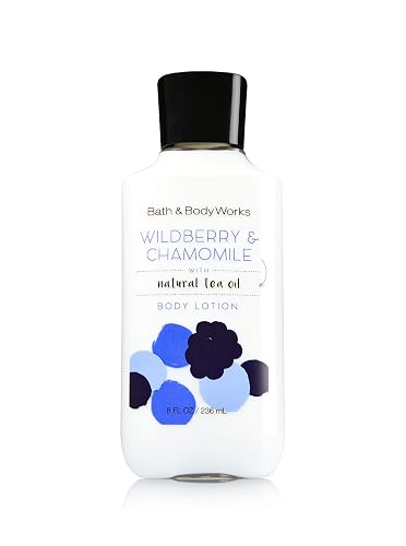 Bath and Body Works Wildberry Chamomile Lotion Made With Natural Tea Oil 8 Ounce Full Size Beauty & Personal Care Bath & Body Works