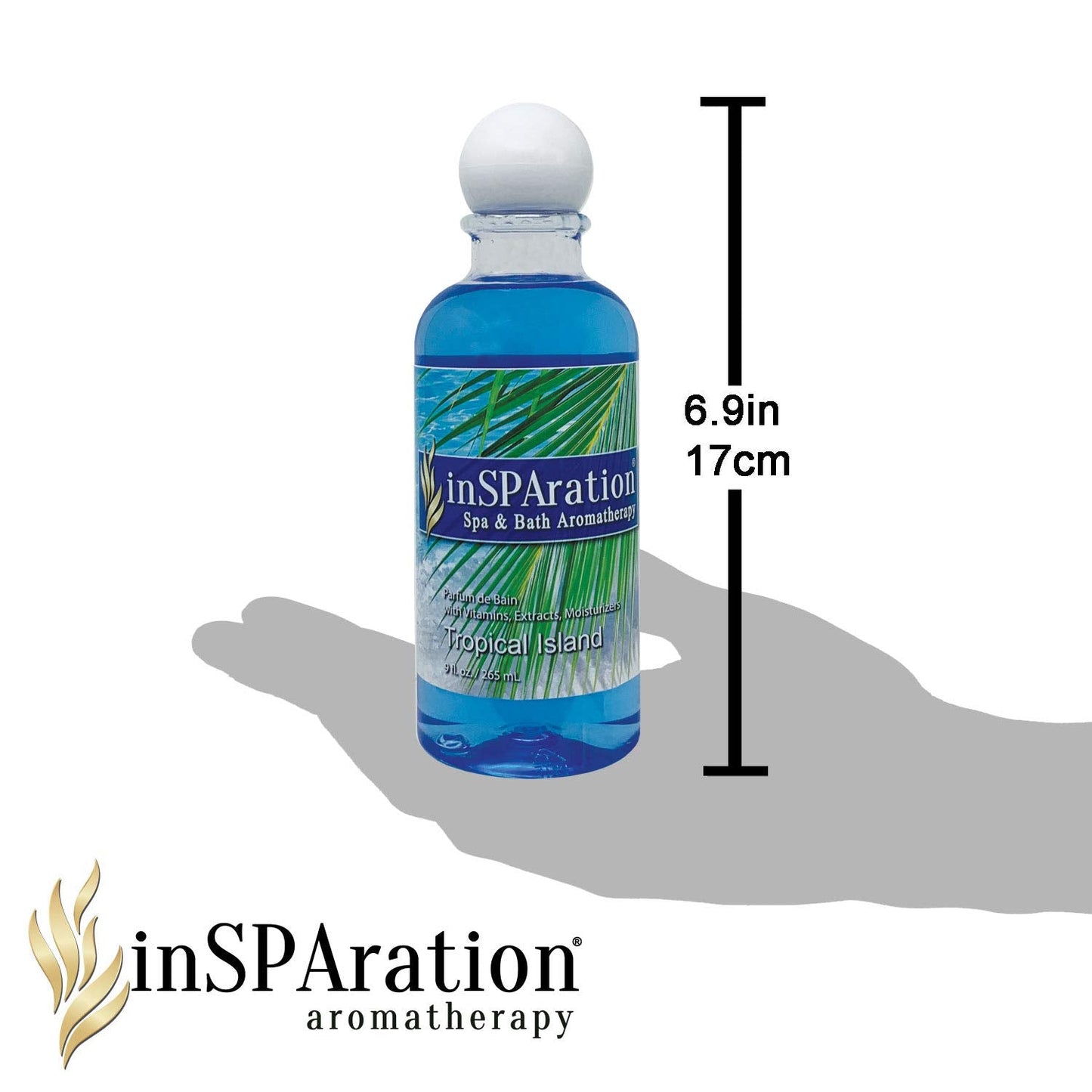 inSPAration Spa and Bath Aromatherapy 370X Spa Liquid, 9-Ounce, Tropical Island Beauty & Personal Care InSPAration