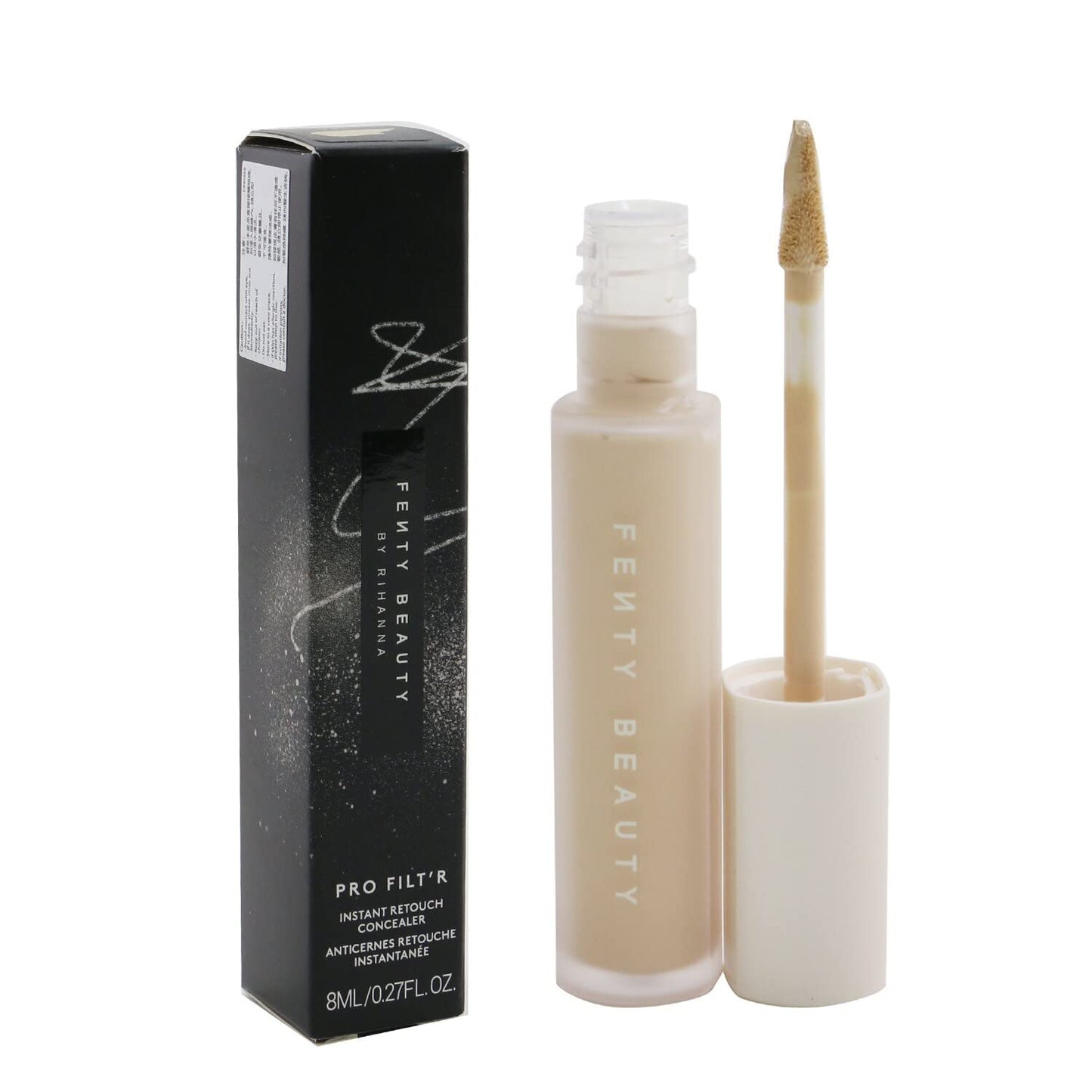 Pro Filtr Instant Retouch Concealer - 150 Light With Neutral Undertone by Fenty Beauty for Women - 0.27 oz Concealer Beauty & Personal Care FENTY BEAUTY