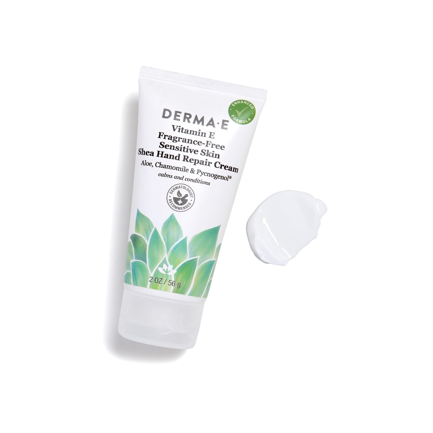 Derma E Vitamin E Fragrance Free Sensitive Skin Shea Hand Repair Cream - Intensive Therapy Hand Cream - Cruelty Free Unscented Lotion for Dry or Beauty & Personal Care Derma E