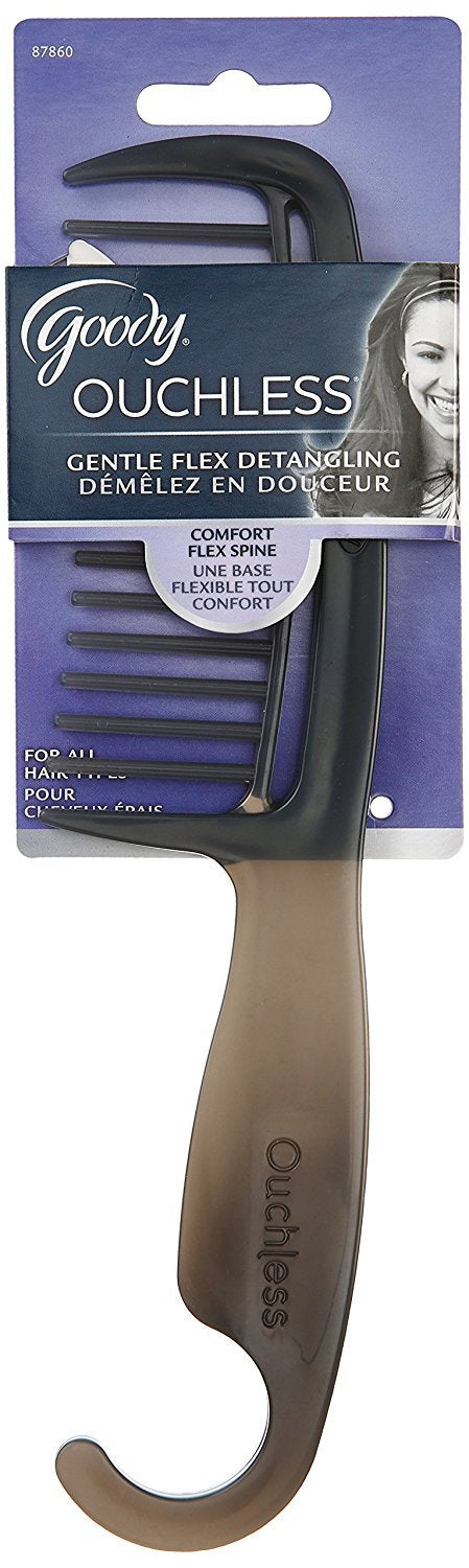 Goody Ouchless Shower Comb, All-Purpose Detangling Comb for Knots & Tangles, Pain-Free Detangler for Wet or Dry Hair, For Women, Men, Boys, and Girls Beauty & Personal Care GOODY
