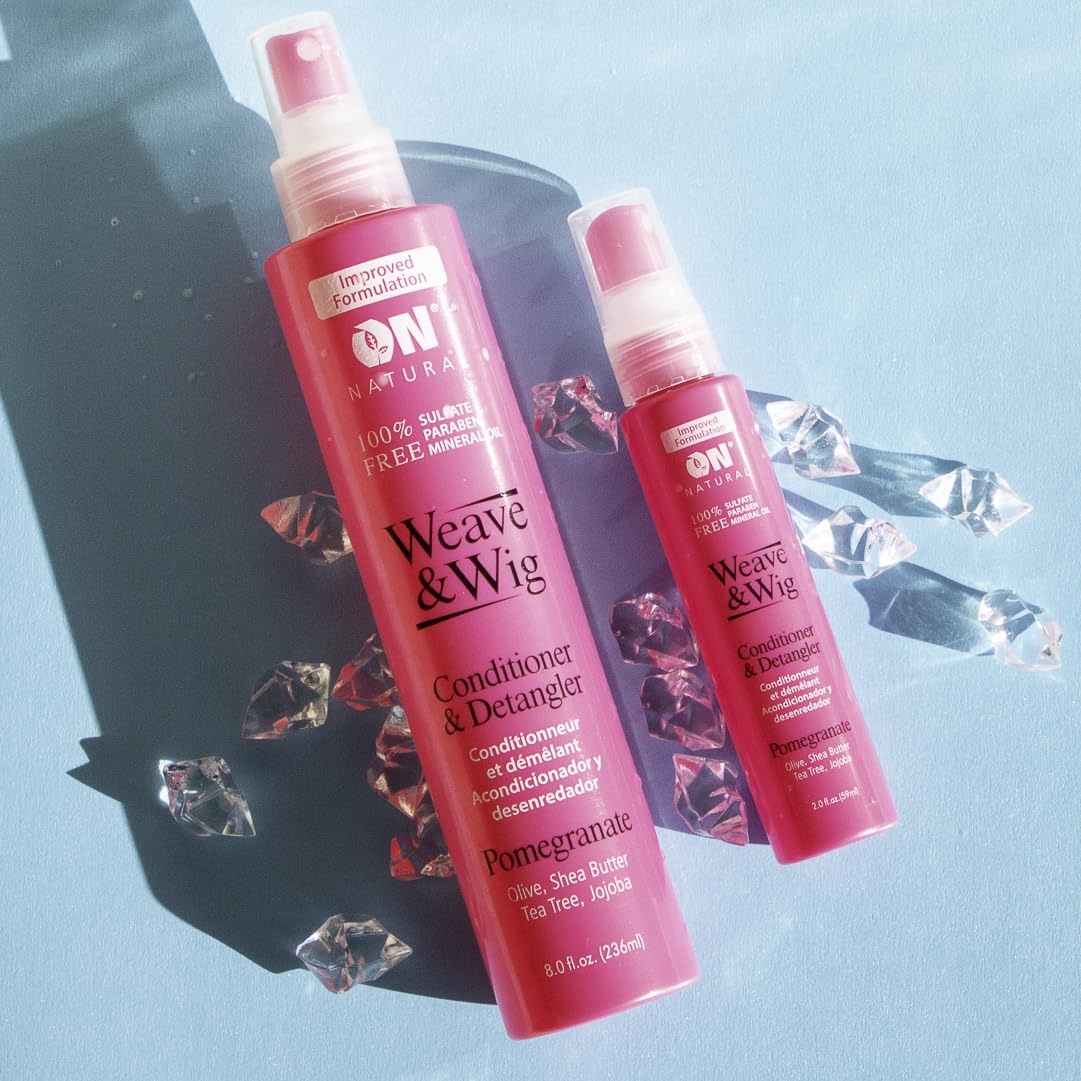 ON NATURAL - Weave & Wig - Detangler [Pomegranate] 4.5oz (Pack of 1)