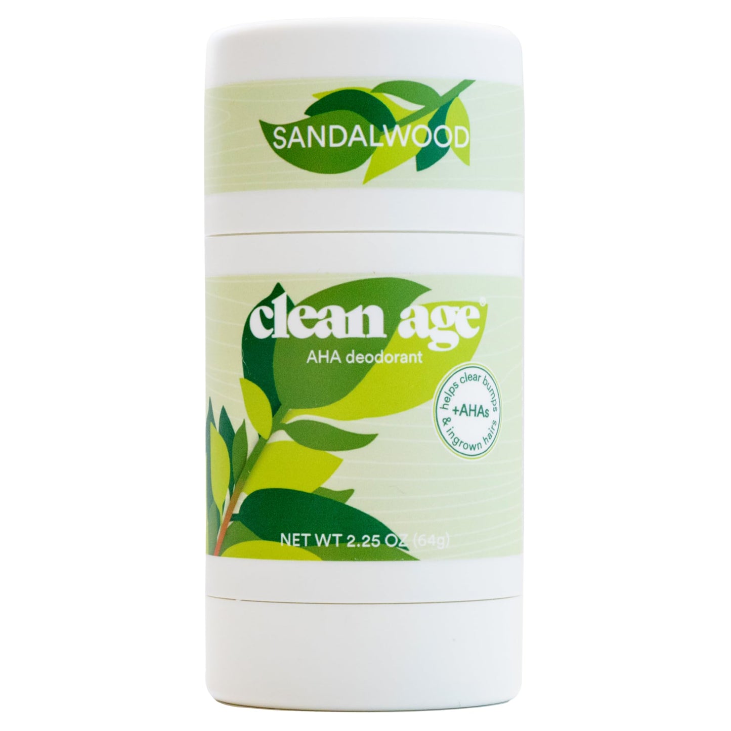 Clean Age Aluminum Free Deodorant, Sandalwood Scent, 2.25oz 1 Pack, Teen Deodorant for Boys and Girls, Paraben Free, No Aluminum for Sensitive Skin Beauty and Personal Care CLEAN AGE