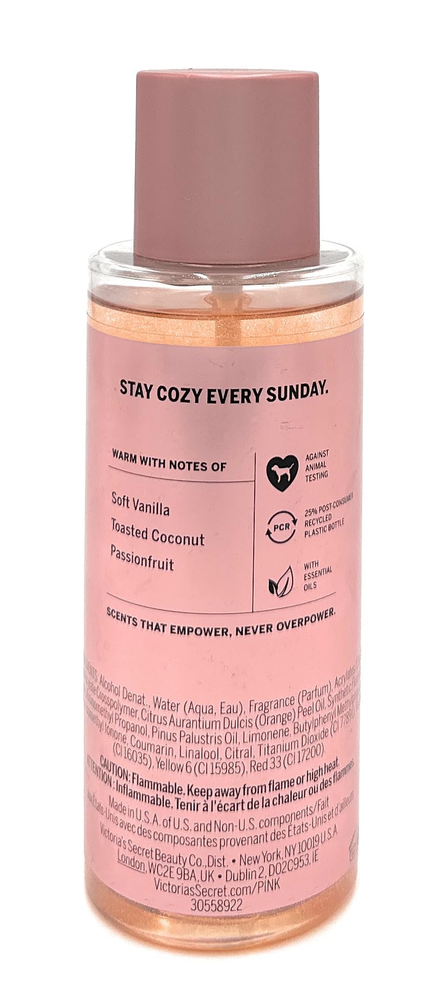 Victoria's Secret Pink Warm & Cozy Shimmer Scented Body Mist 8.4 Fluid Ounce Spray Beauty & Personal Care Victoria's Secret