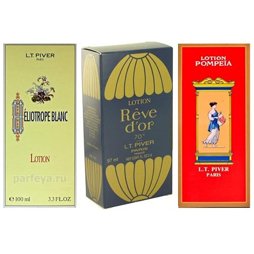 Pompeia + Reve D'or by LT Piver Lotion EDT 3.3 oz (3 Pack)Q Beauty & Personal Care L. T. Piver