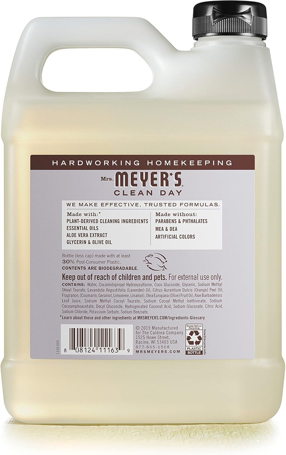 Mrs. MEYER'S CLEAN DAY Hand Soap Refill Scent Variety Pack 2 CT (Lavender + Basil) Beauty & Personal Care Mrs. MEYER'S