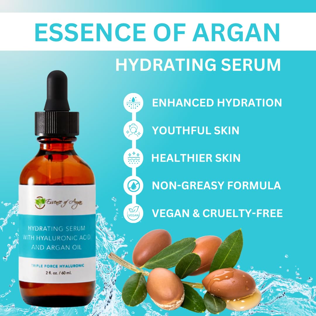 Essence of Argan Face Serum (Hyaluronic) Beauty & Personal Care Essence Of Argan