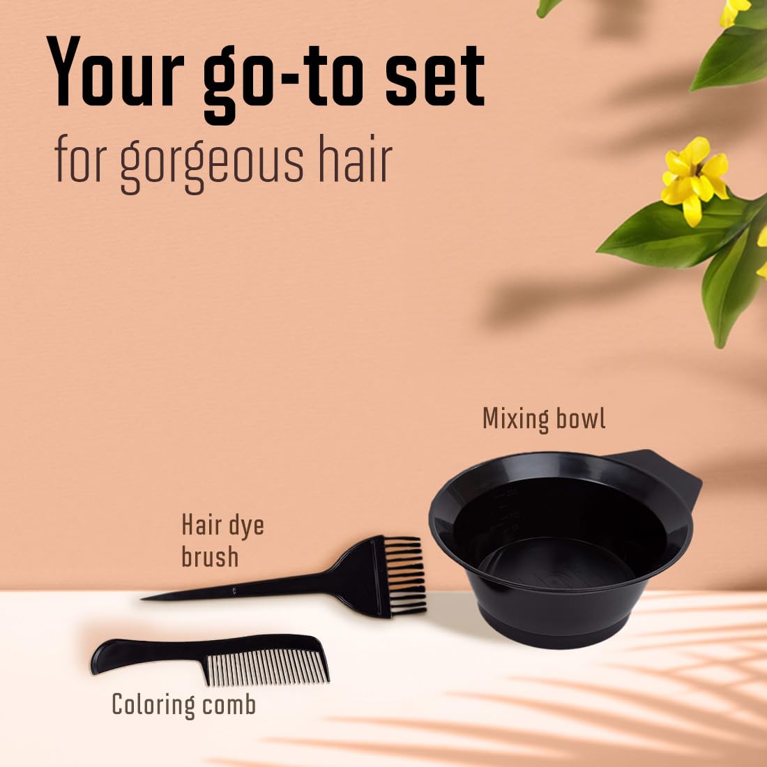 Bodico 3 Piece Hair Colouring Set Beauty & Personal Care Bodico