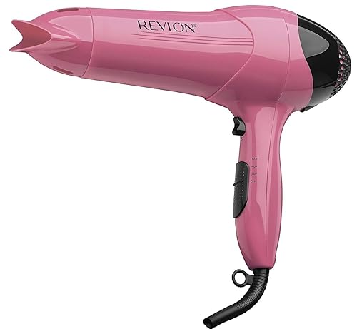 Revlon 1875W Lightweight Hair Dryer | For Easy Smooth Styling (Pink) Beauty & Personal Care REVLON