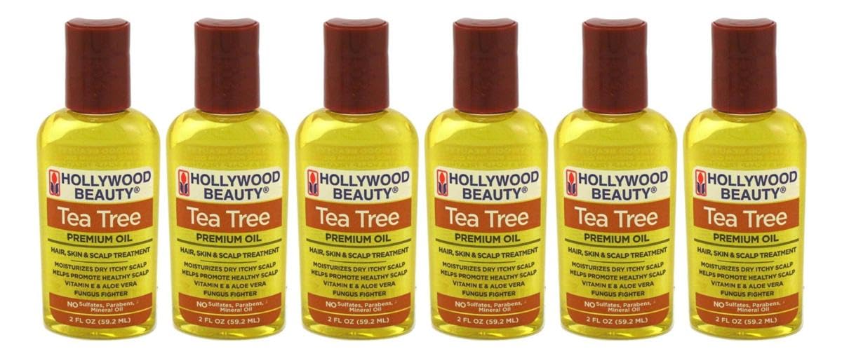 Hollywood Beauty Tea Tree Oil 2 Ounce (59ml) (6 Pack) Beauty & Personal Care Hollywood Beauty