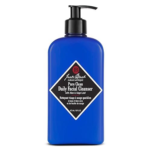 Jack Black Pure Clean Daily Facial Cleanser for Men - Mens Face Wash, Jack Black Face Wash Men's, Face Wash for Men, Face Cleanser for Men, 2-in-1 Beauty & Personal Care Jack Black
