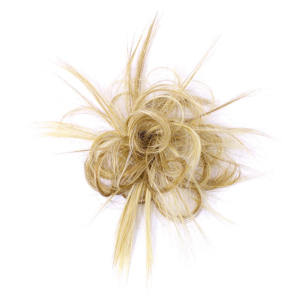 Hairdo Spiky Clip Textured Natural Looking Hairpiece Clip by Hairuwear - R22 Swedish Blonde