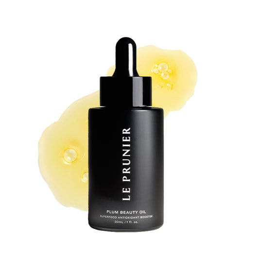 Le Prunier Plum Beauty Oil Face Oil, Hydrating Antioxidant Facial Oil