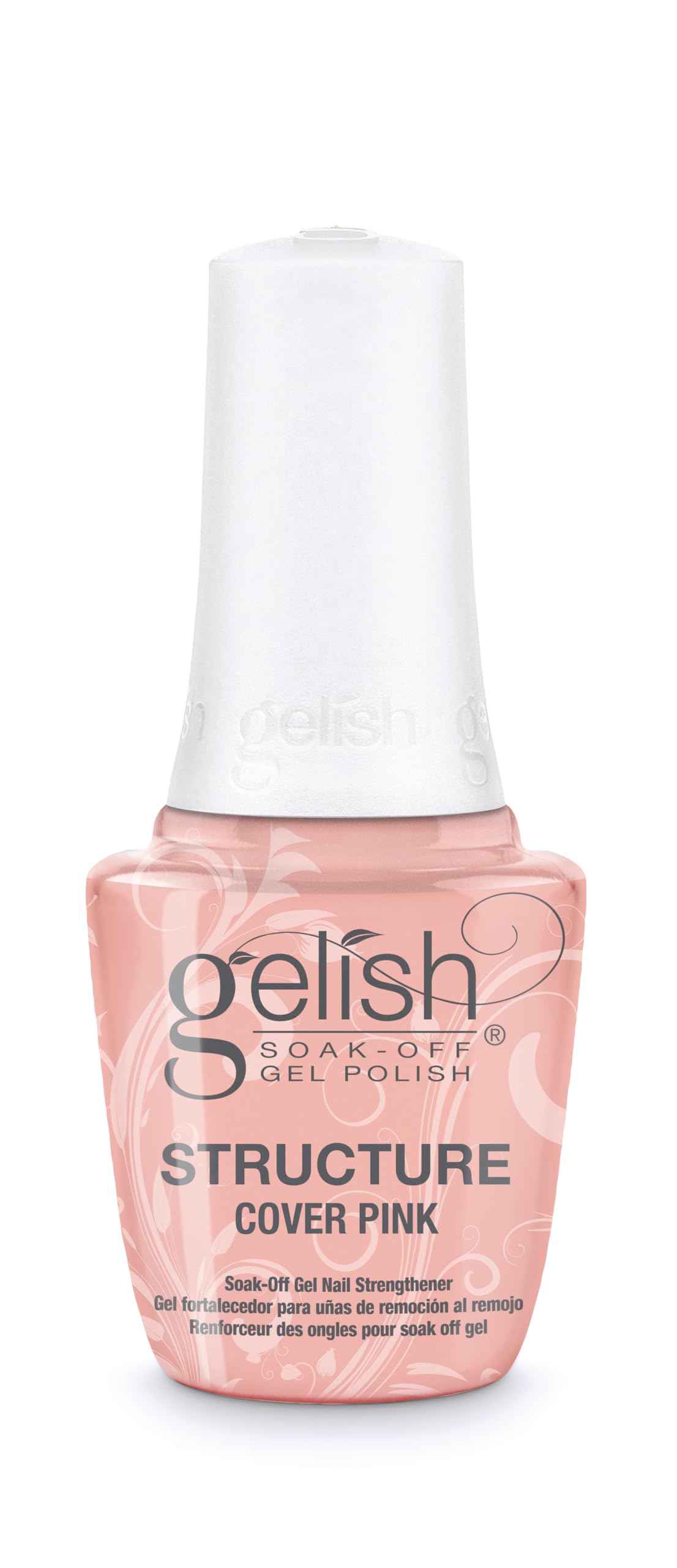 Gelish Self-Leveling Brush On Structure Gel - Cover Pink, 15mL
