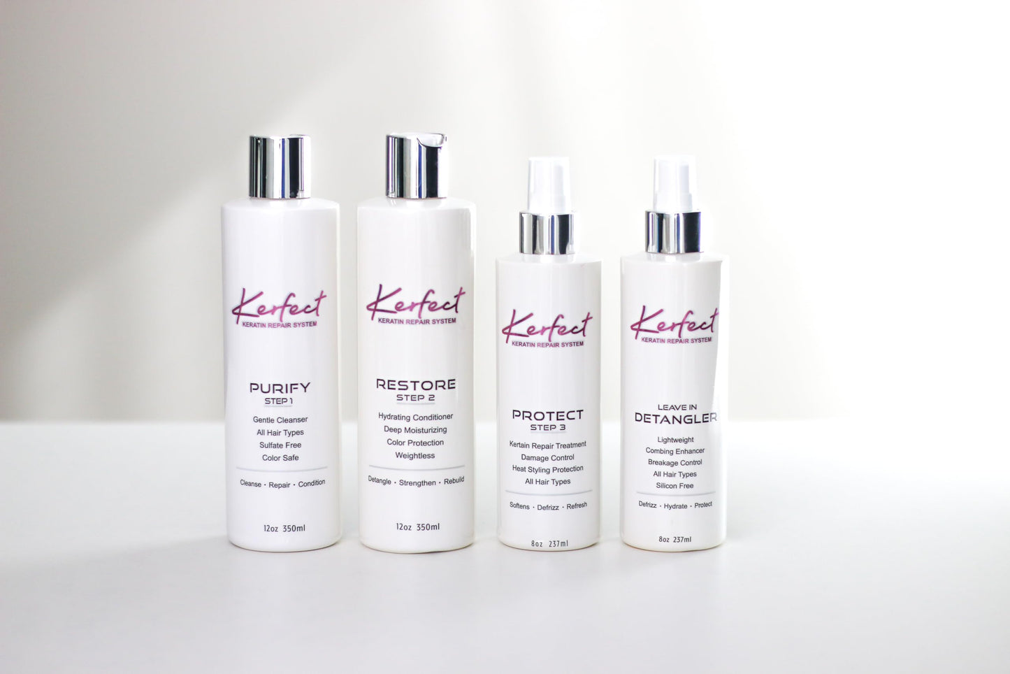 Kerfect Hair Repair System Step 1, Purify Gentle Cleanser, Shampoo Beauty & Personal Care Keratin Life Organics