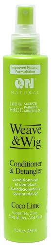 On Natural Premium Oil-Free Weave & Wig Spray Coco Lime 8 fl oz ON Organic Natural Premium Oil-Free Weave & Wig Spray Coco Lime 8 fl oz Beauty & Personal Care On Natural