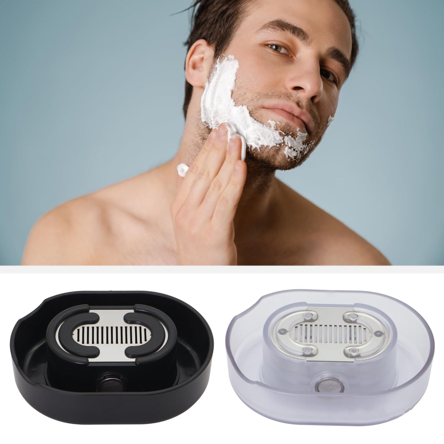 Mens Shaving Shaver Rinser Portable Shaver Rinser Save Water Shaver Storage Rack For Most Head Shaver Beauty and Personal Care Ddujbtp