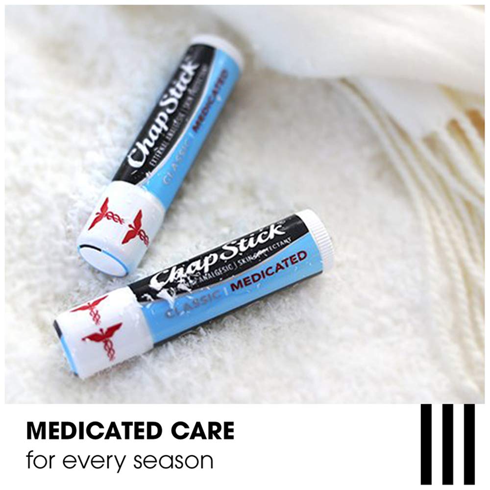 ChapStick Lip Balm Medicated 0.15 oz (Pack of 3) Beauty and Personal Care ChapStick