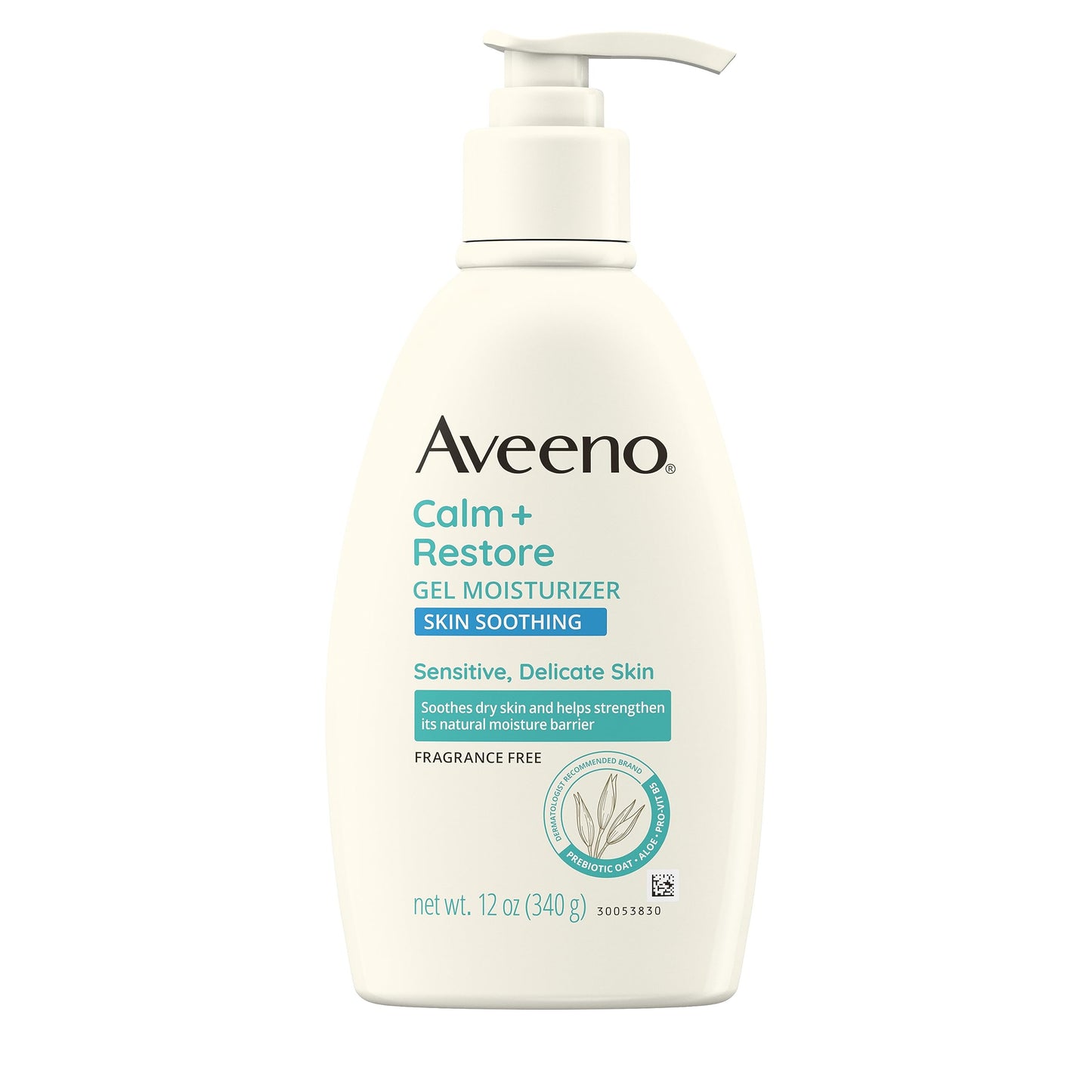 Aveeno Calm + Restore Body Moisturizer Gel for Sensitive Skin, Lightweight Moisturizer to Help Heal Dry Skin with Aloe Vera, Prebiotic Oat Beauty & Personal Care Aveeno
