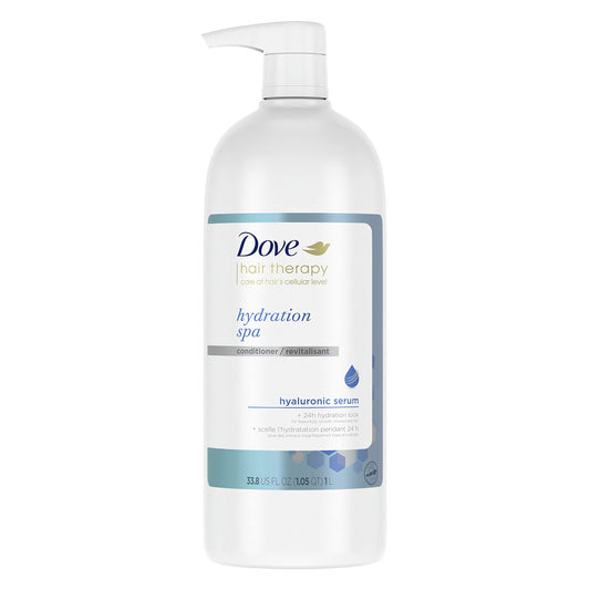 Dove Conditioner Hydration Spa for Dry Hair Hair Conditioner with Hyaluronic Serum 33.8 oz Beauty & Personal Care Dove