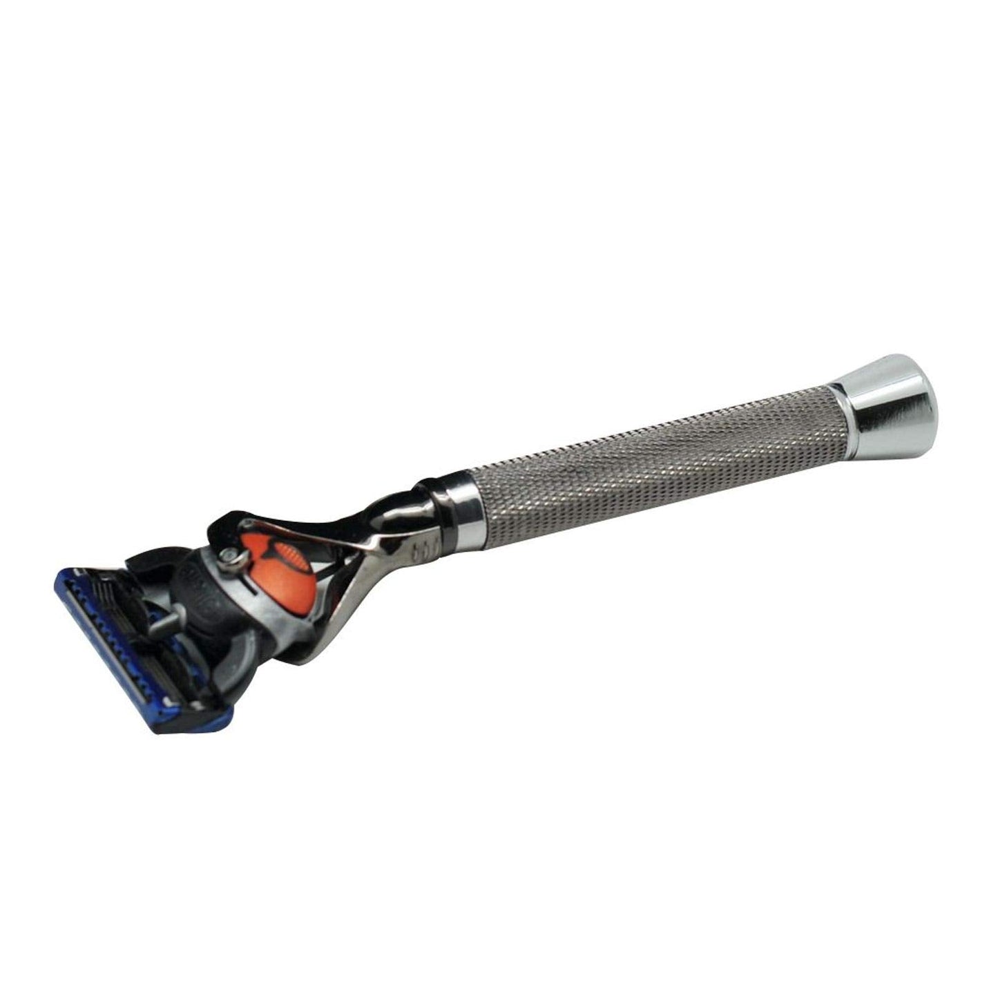 Gents Chrome Manual Razor - Metal Handle Compatible with Fusion Blades - Professional Wet Shave Beauty and Personal Care G.B.S